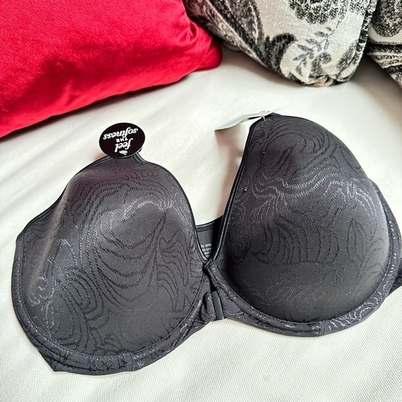 BRA 40DD Bali Black 3P66 Underwire Front closure Fully Adjustable 3443 AF - Picture 6 of 12